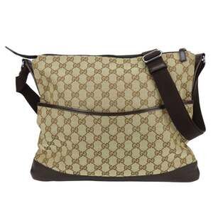 Gucci Zip Messenger Bag Gg Canvas With #251941G67B